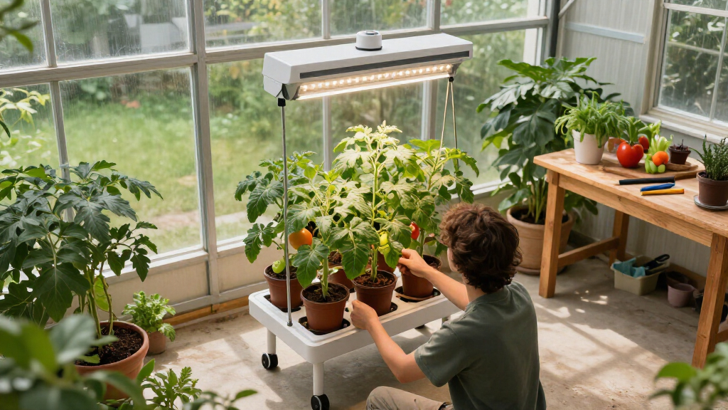 best grow light systems for garage greenhouse setups