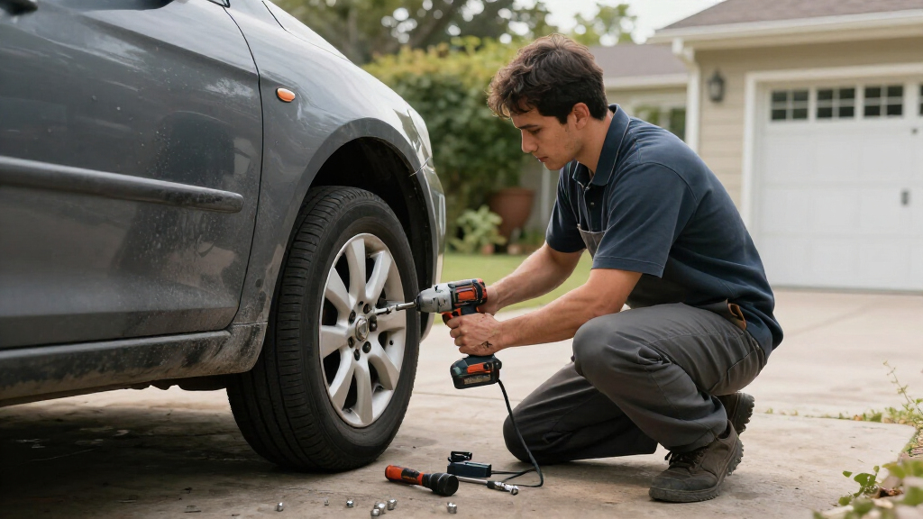 cordless impact wrench for lug nuts