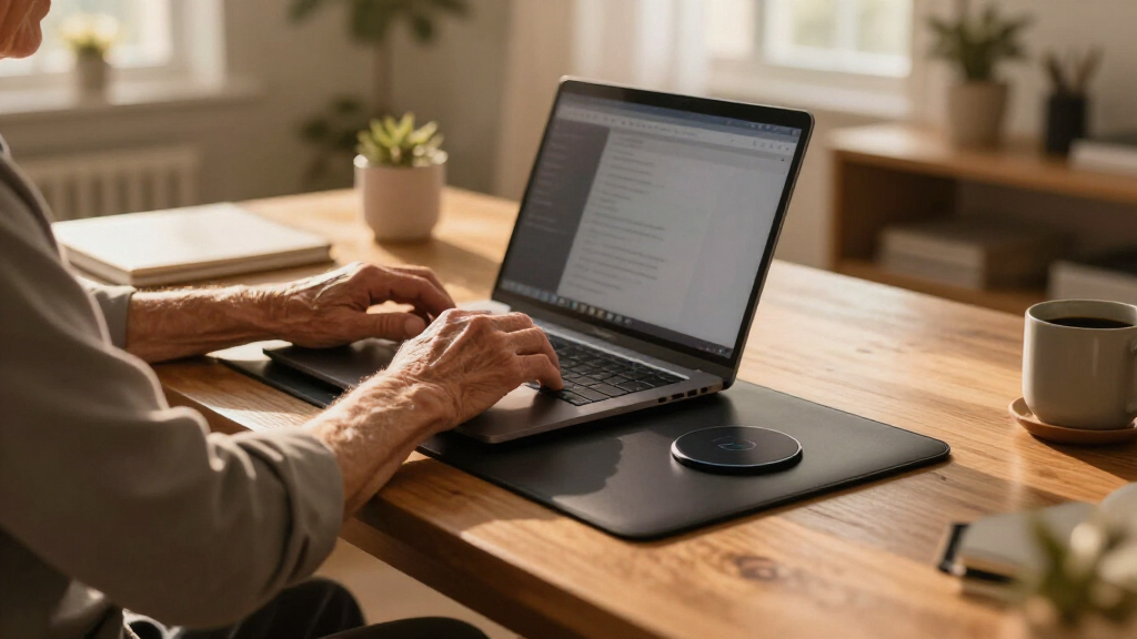 smart desk mats with wireless charging