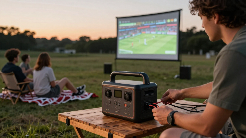 best power station for outdoor projector watch party