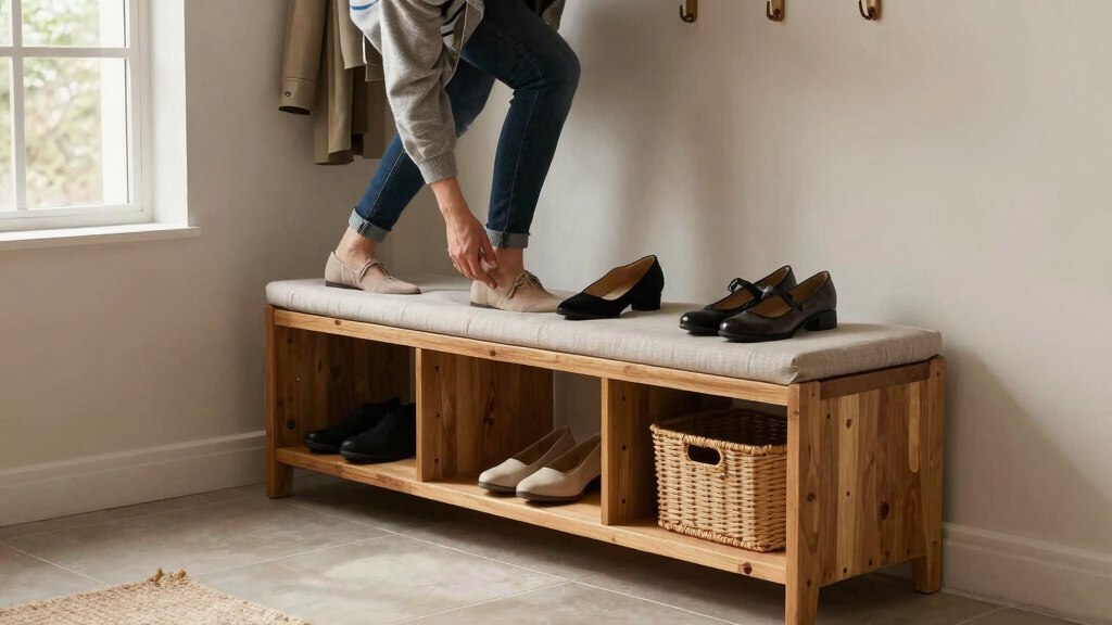 best entryway storage benches