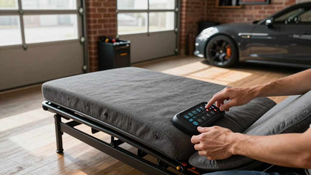 smart adjustable beds with lumbar support