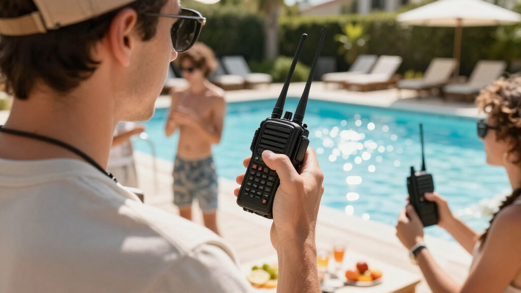 two way radio kit for event staff long range