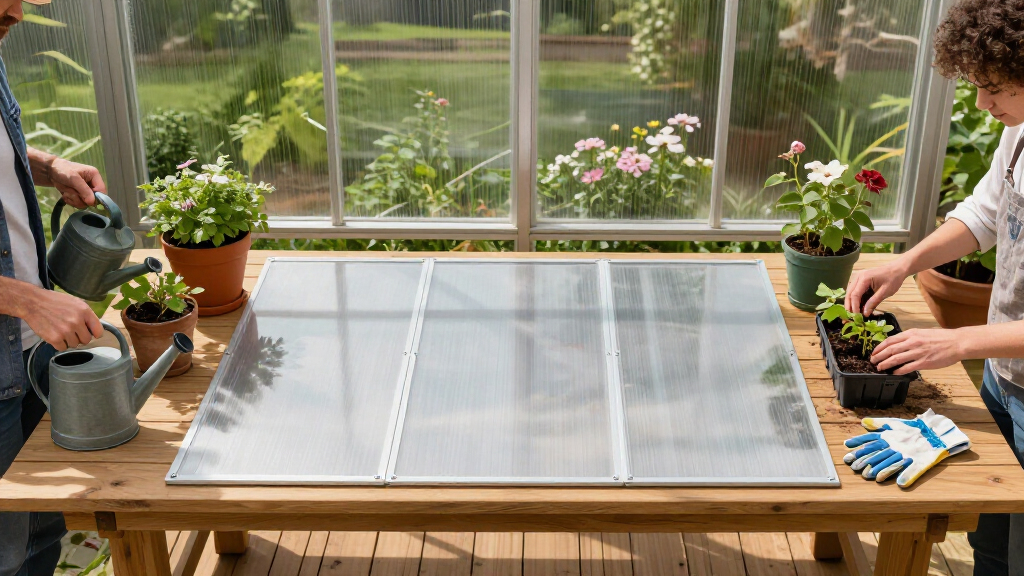 multiwall polycarbonate greenhouse panels