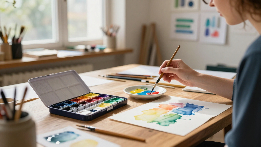 professional watercolor paint sets