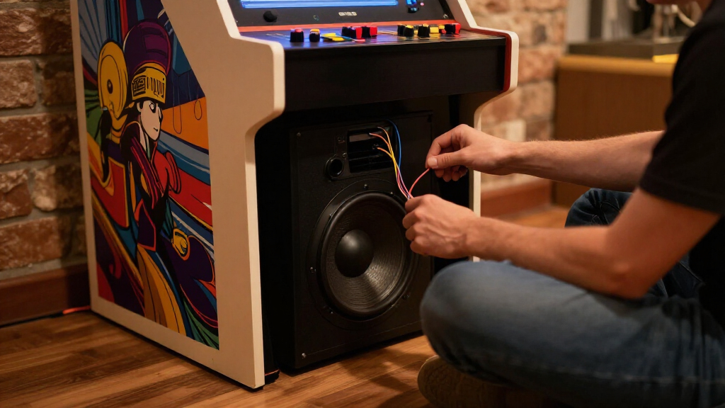 arcade cabinet with subwoofer