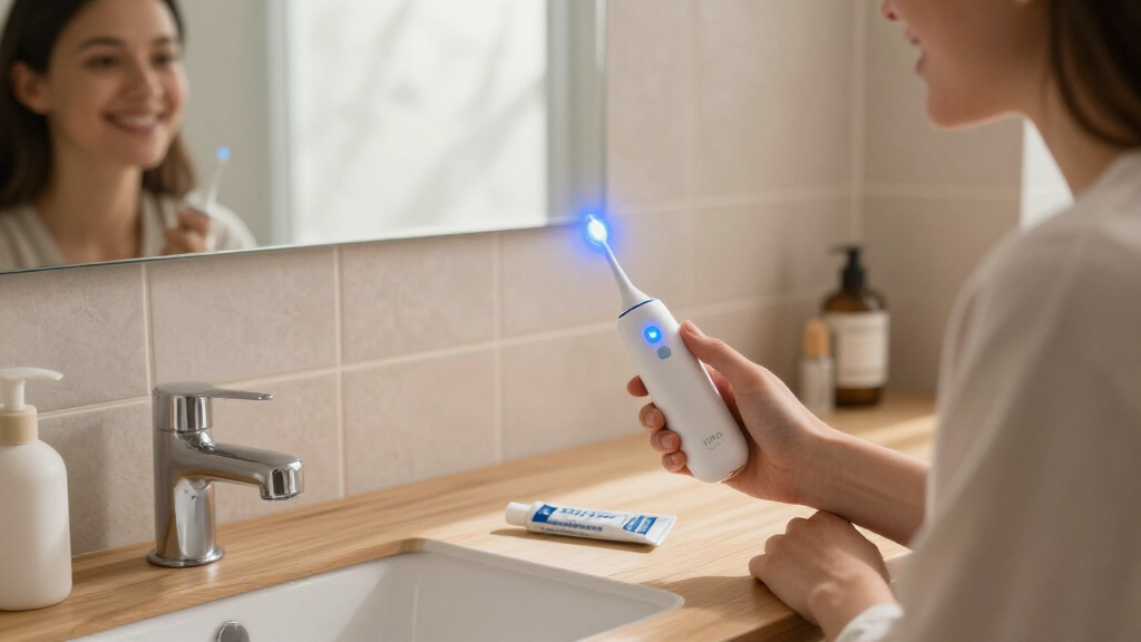 at home teeth whitening kit led pro