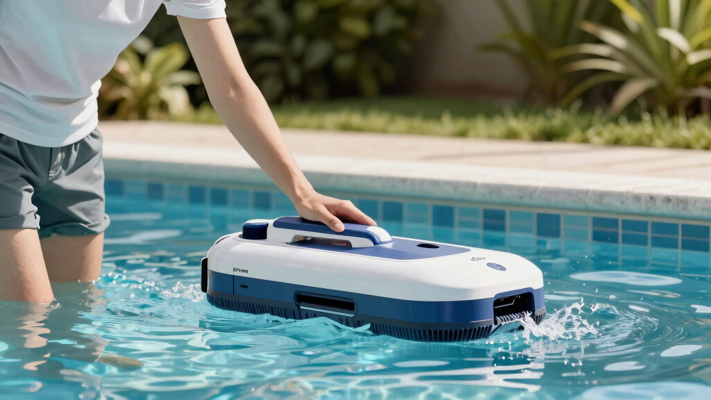 best robotic pool cleaner with waterline scrubbing
