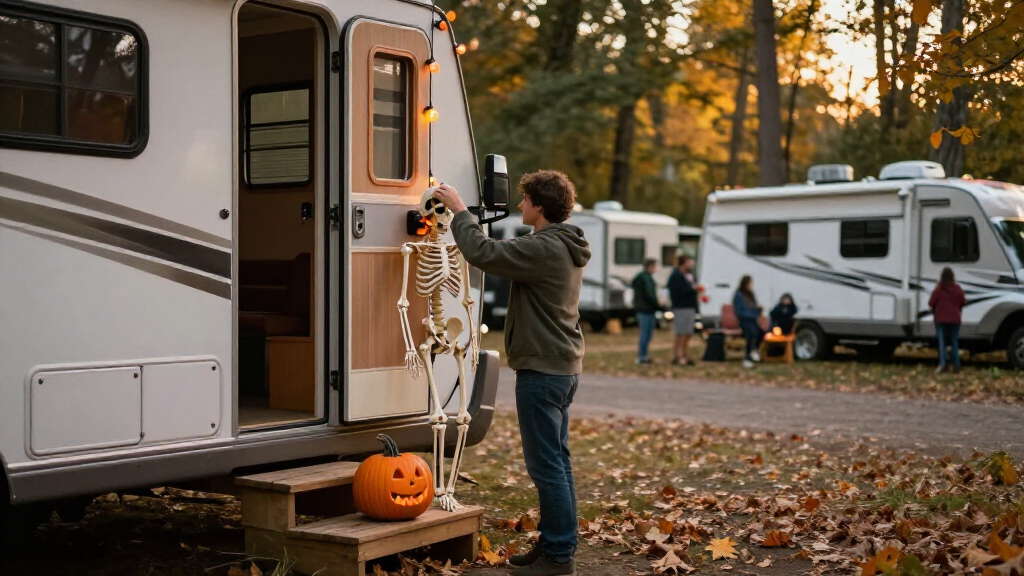 Halloween RV decorations