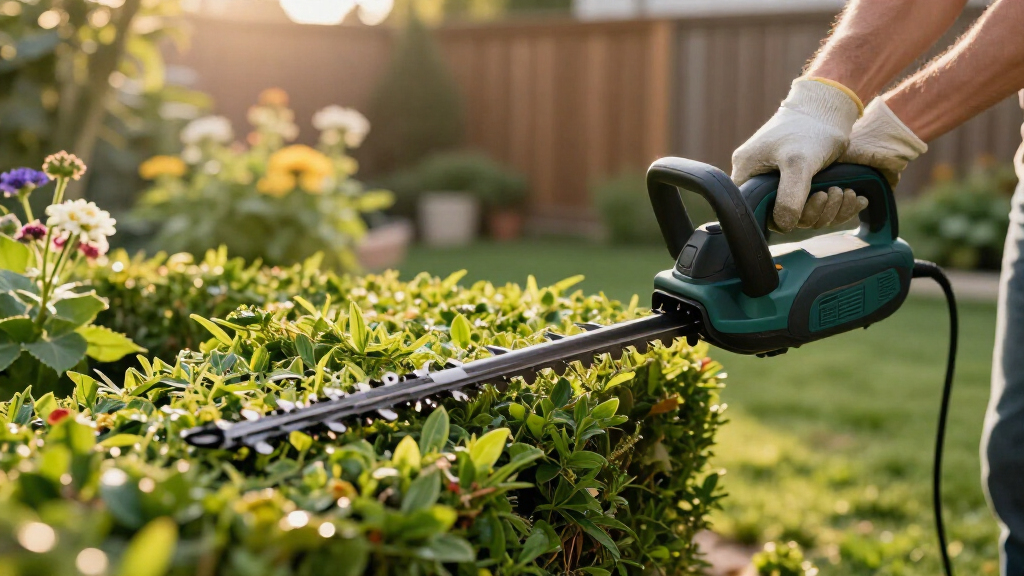 cordless electric hedge trimmers