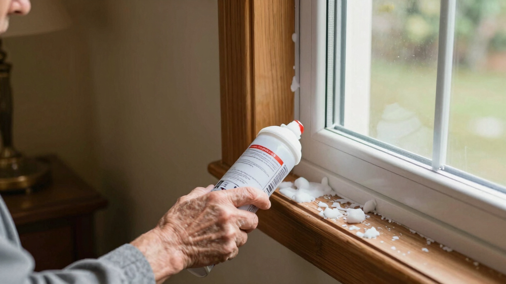 insulation foam sealant for winter leaks