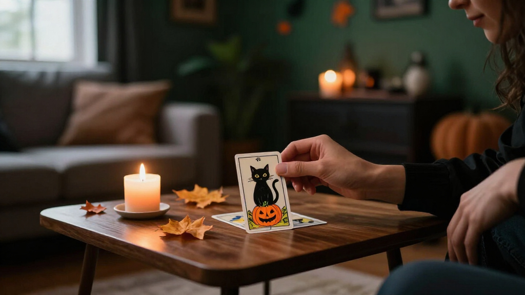 Halloween tarot card decks