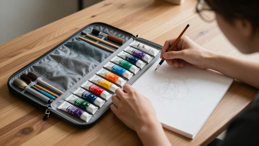 portable art supply kits