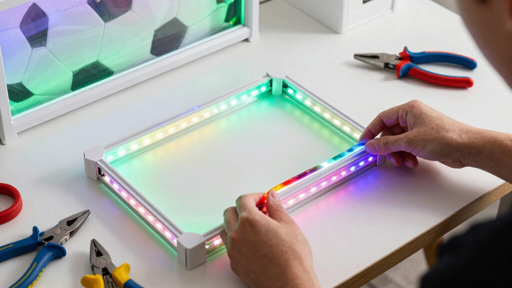 soccer fan LED light displays