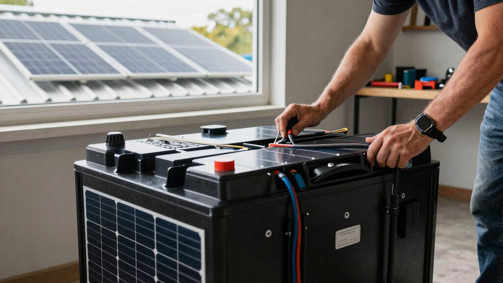 solar backup power stations