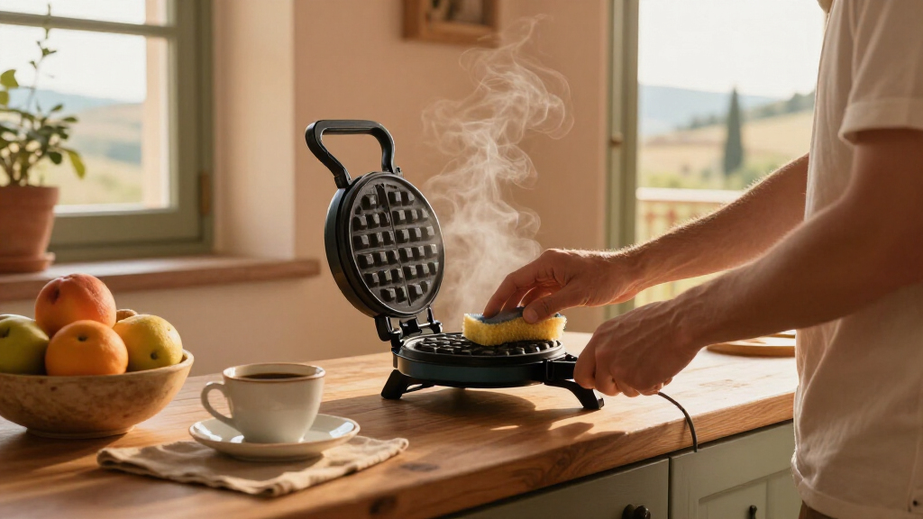 waffle makers cleanup