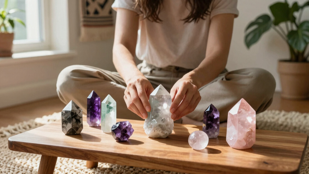 crystal healing sets