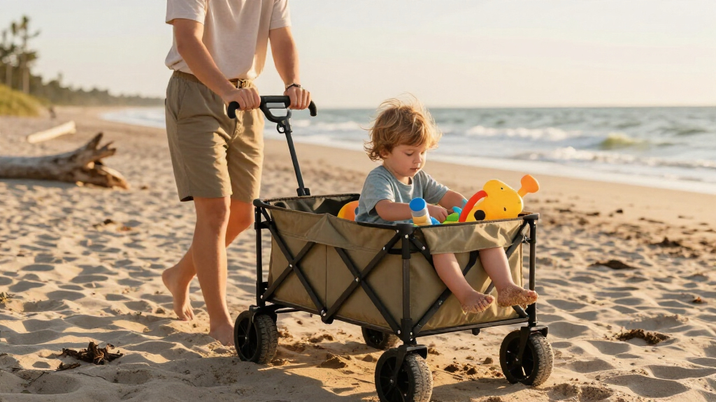 stroller wagon for beach sand