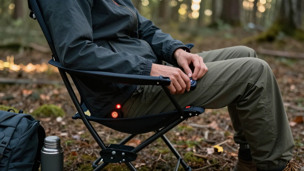 heated camping chair