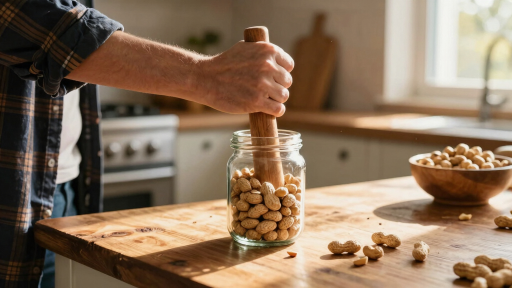 homemade peanut butter maker