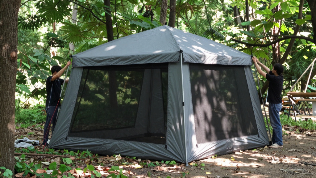 best heavy duty screen tent for camp kitchens