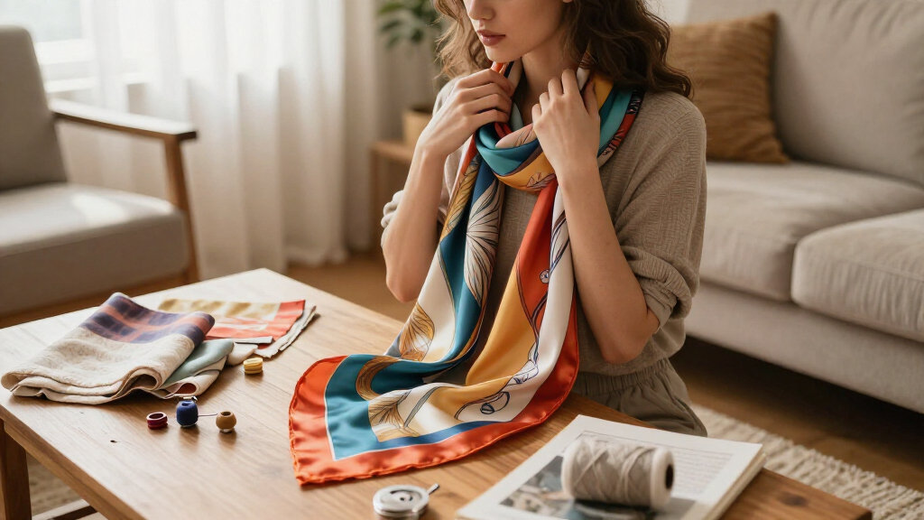 womens silk scarves