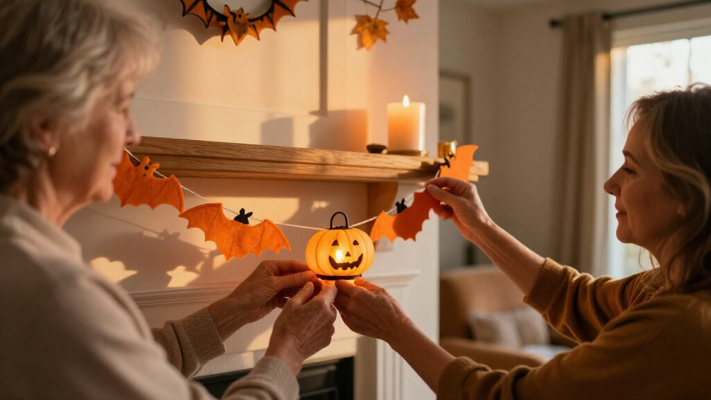 senior-friendly Halloween decorations