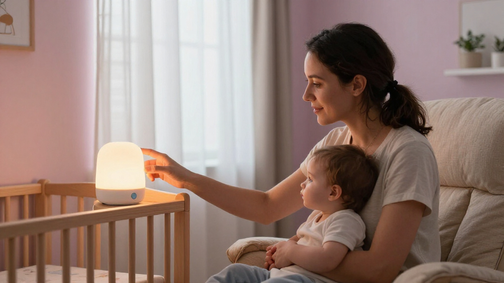 smart night lights with sleep training modes