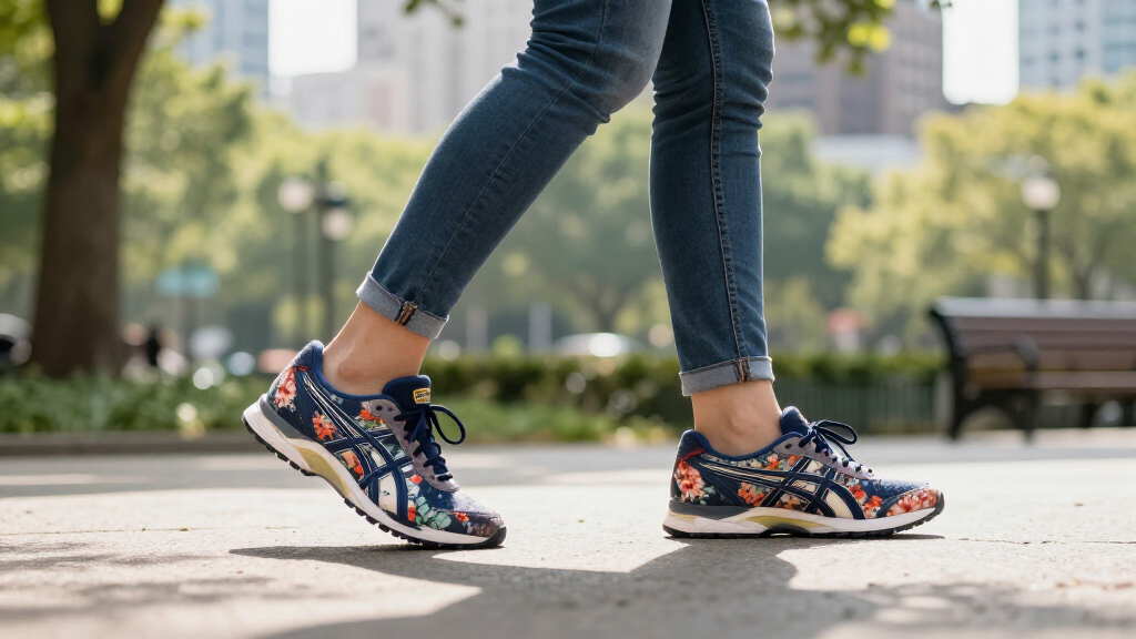 best floral ASICS sneakers