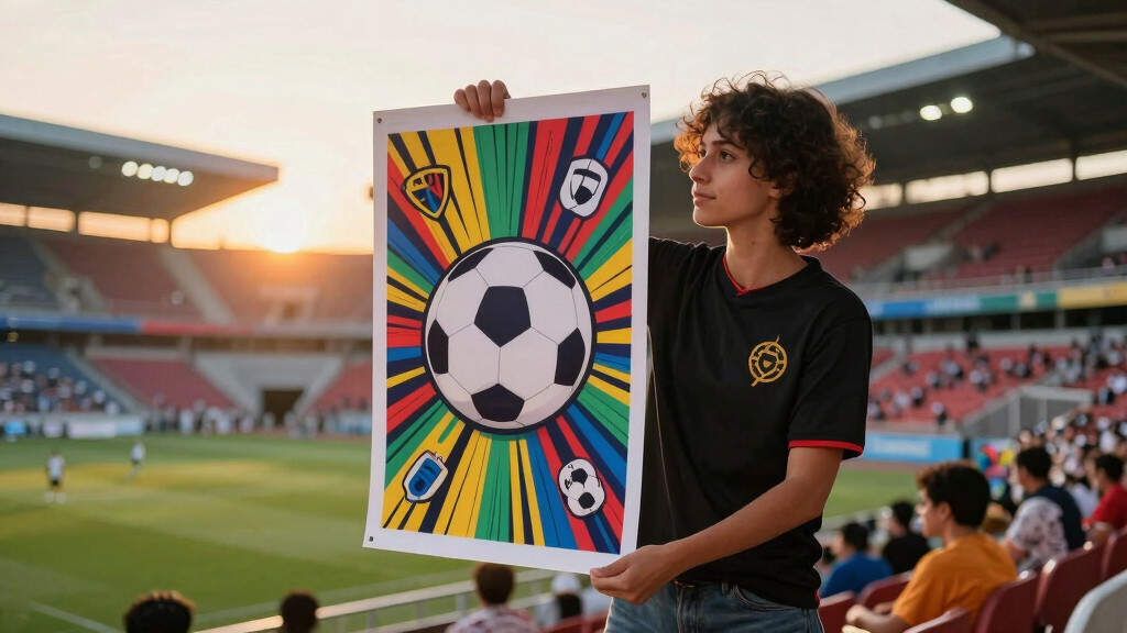 soccer fan art posters