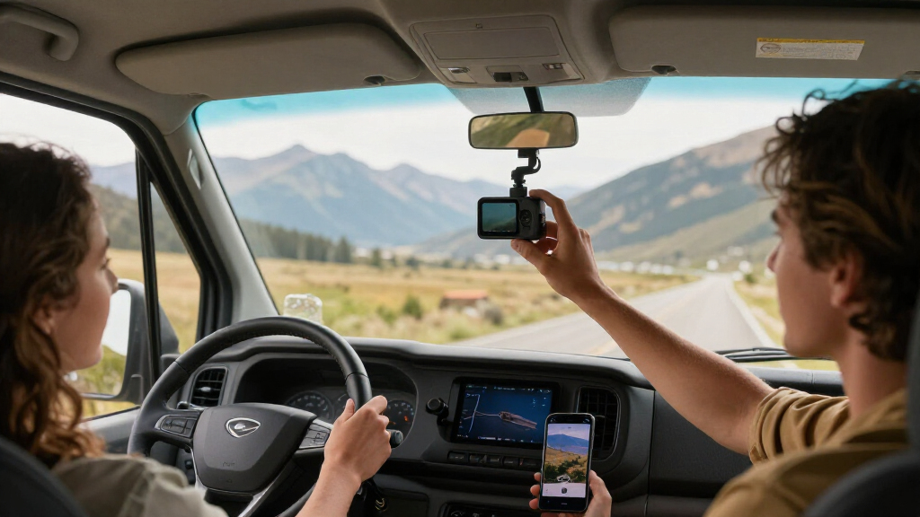 dash cam with parking mode for travelers