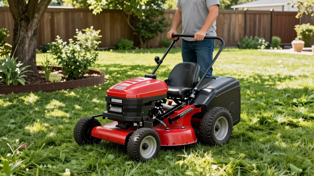 small riding lawn mower