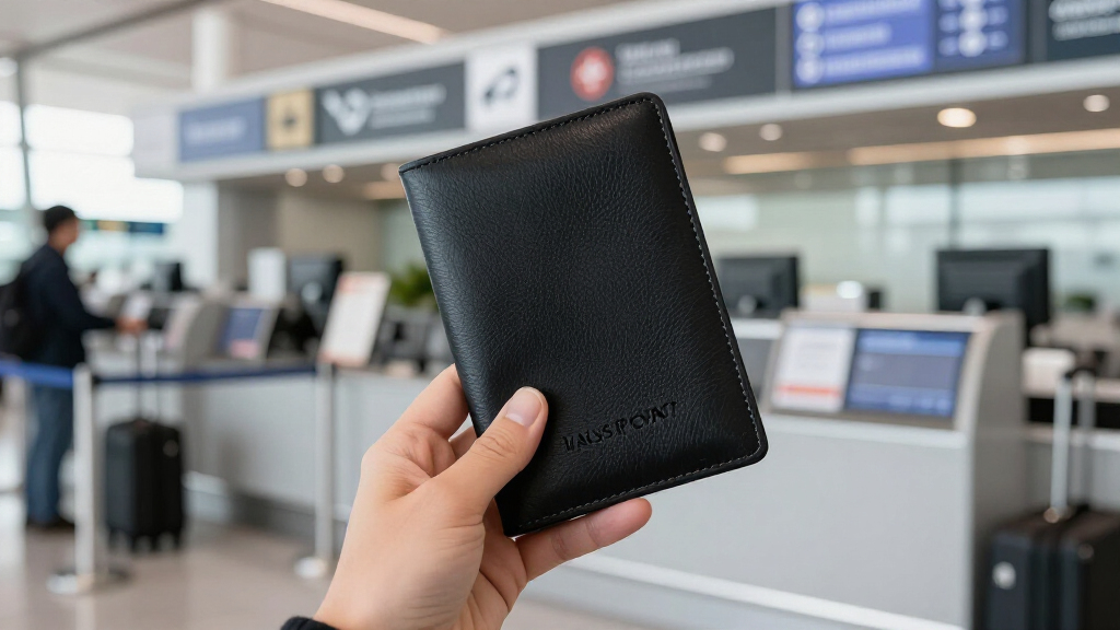 vegan leather passport wallets for minimal carry