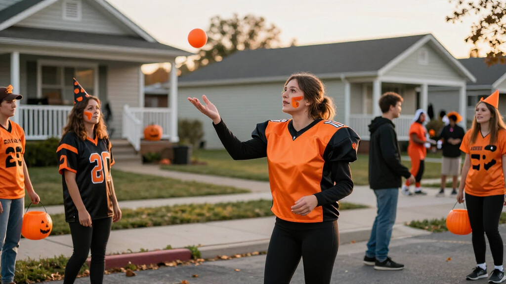 Halloween sports fan costumes