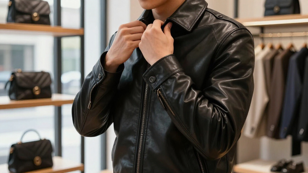 luxury leather jackets