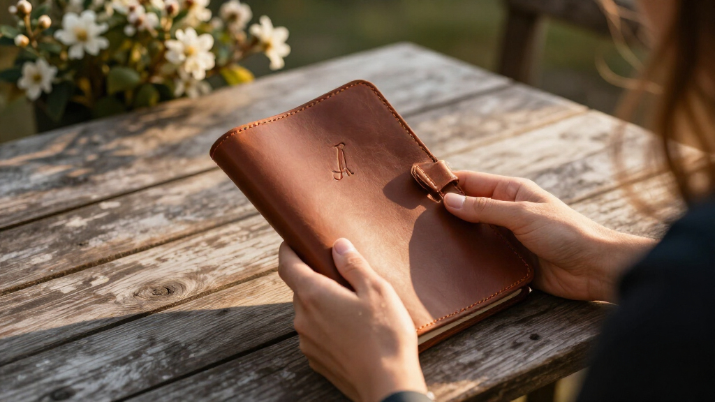 personalized leather journals