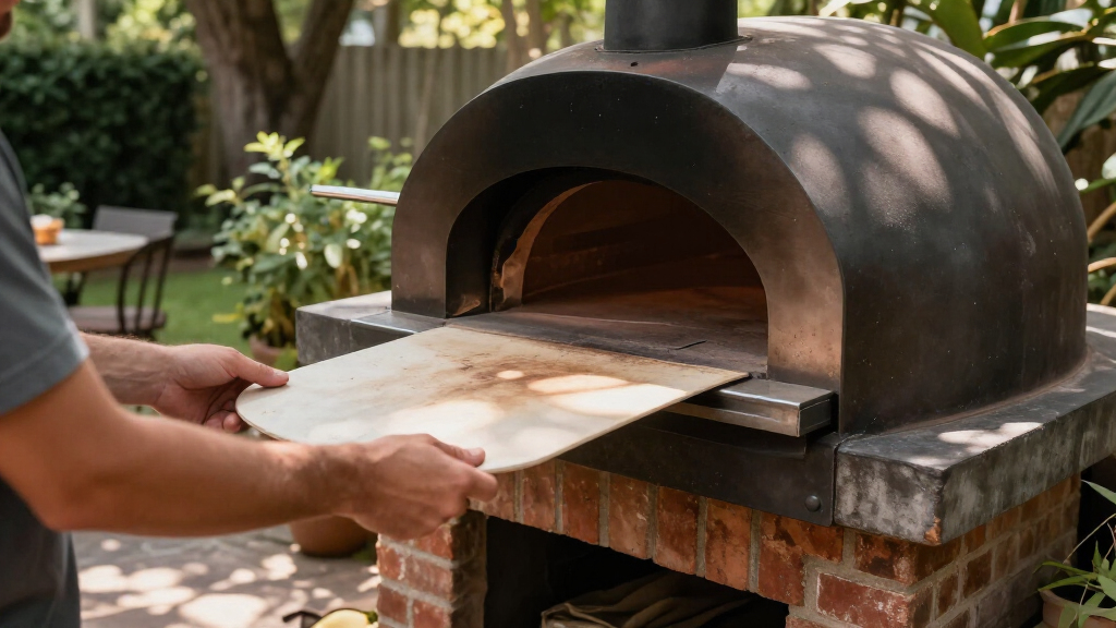 high end outdoor pizza oven for wood fired flavor