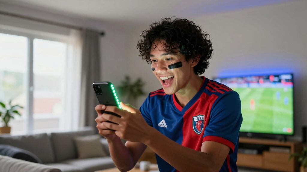 soccer fan LED light strips