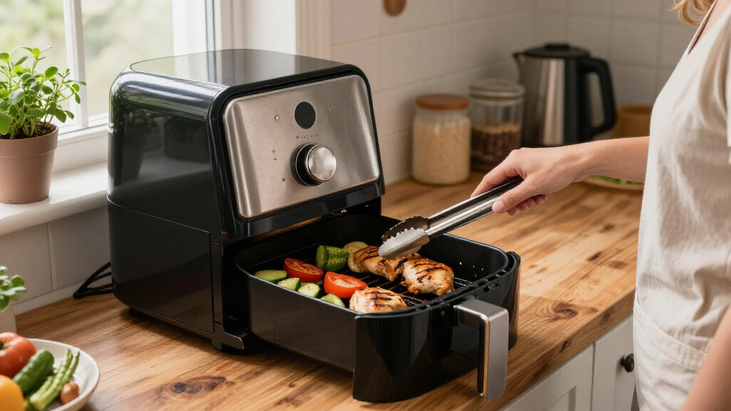 rated indoor grill air fryer combo