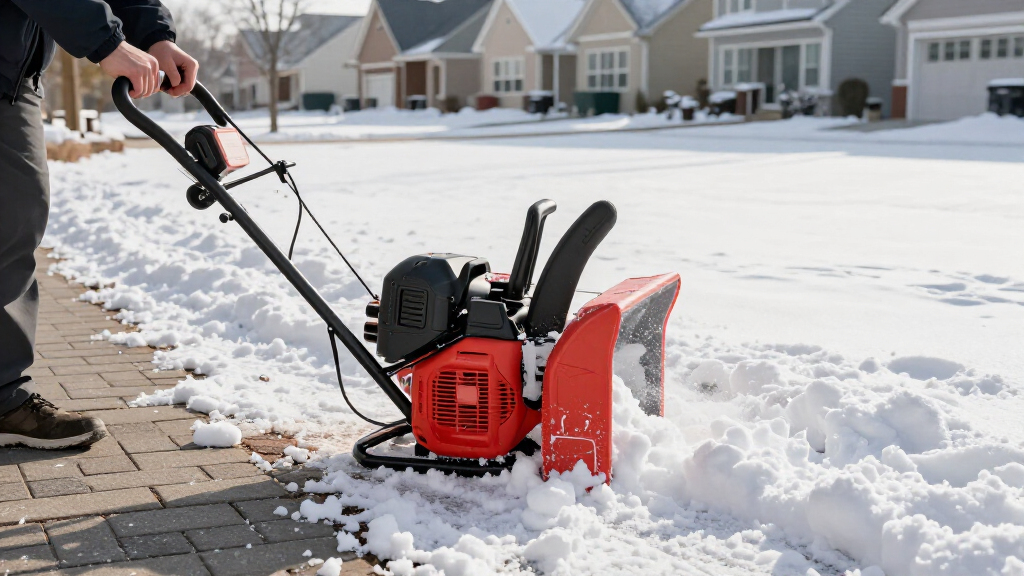 best battery single stage snow blowers for townhomes