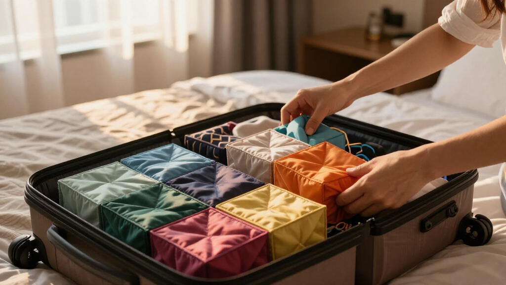packing cubes for organized travel