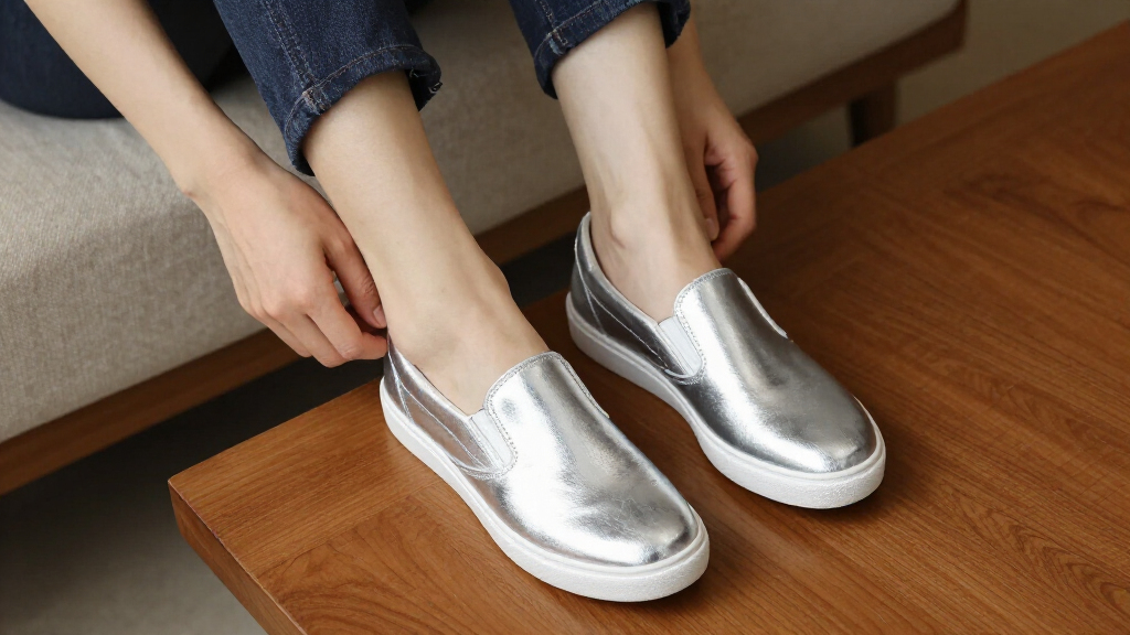 best metallic slip-on shoes