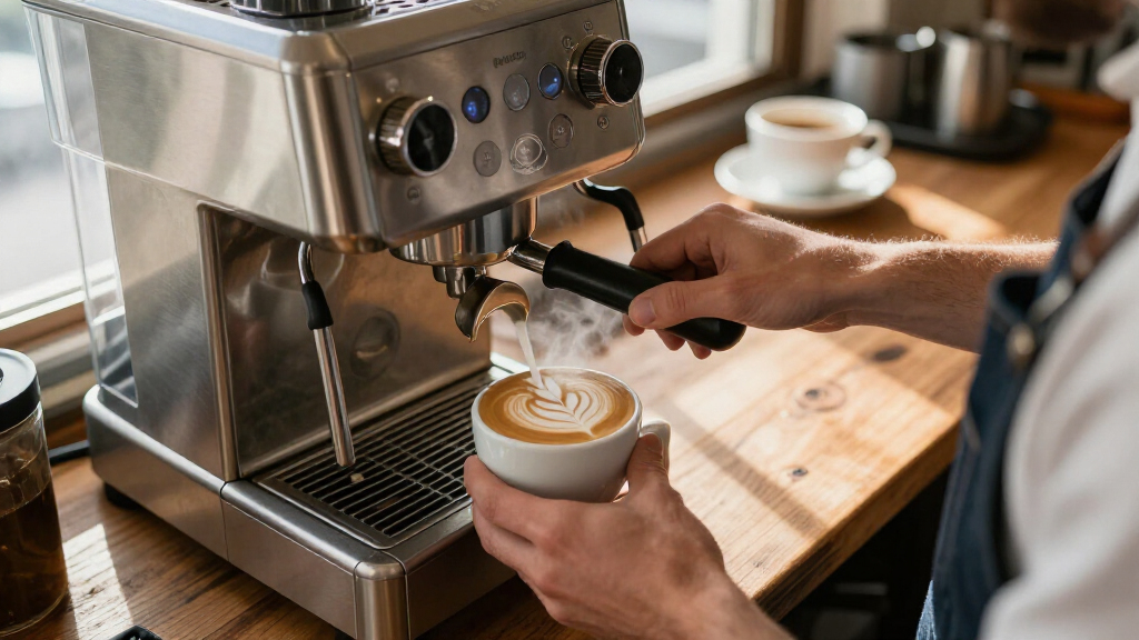 espresso machine for latte art