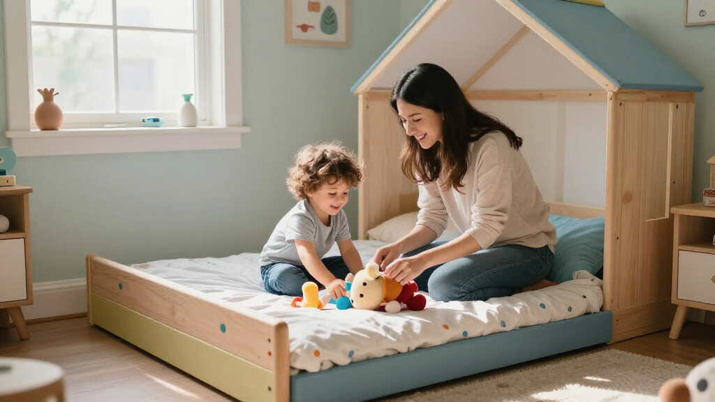 best house style floor beds for kids
