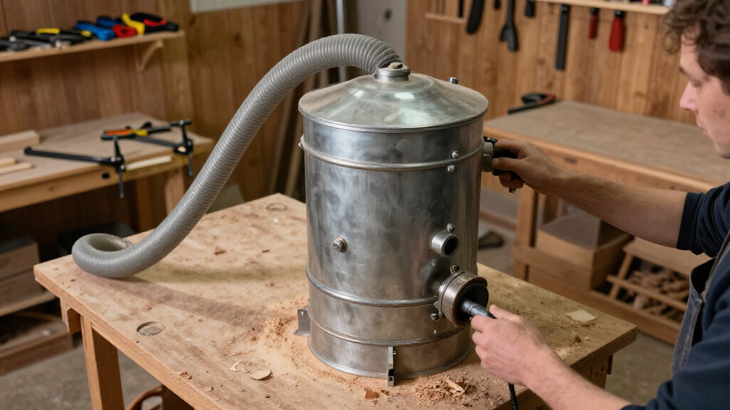 dust collector for woodworking shop