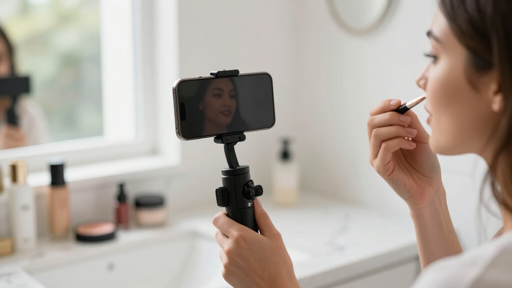 phone gimbal stabilizer for beauty videos