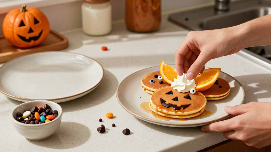 Halloween pancake toppings