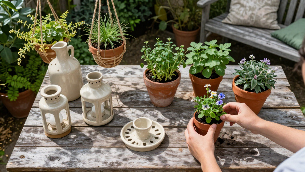 best budget garden decor