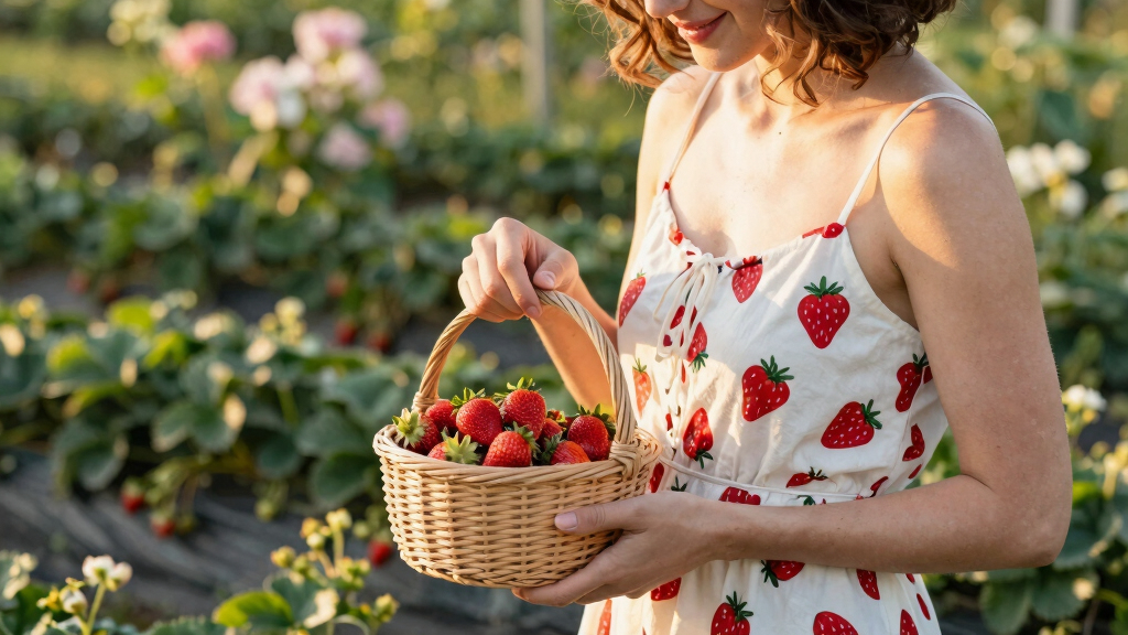 best strawberry print apparel
