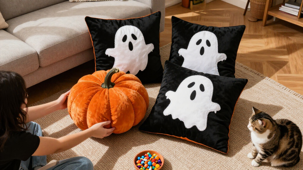 Halloween decorative pillows